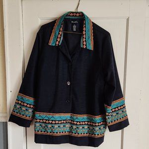 Dark blue 3x Denim & Co jacket